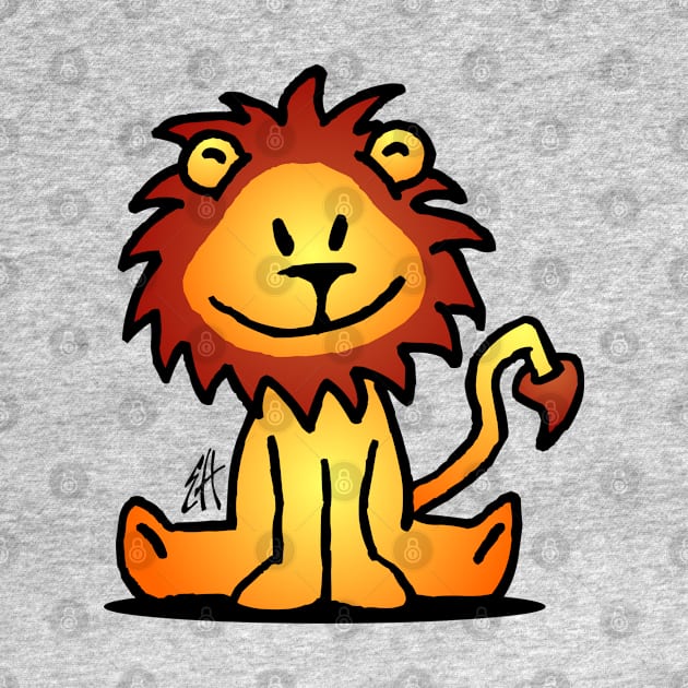 Cute lion by Cardvibes